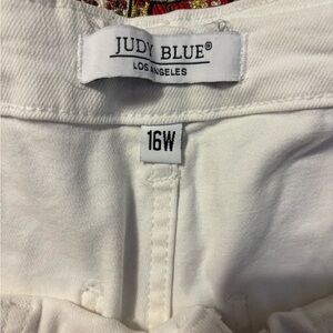 Judy Blue White Denim Skinny Jeans